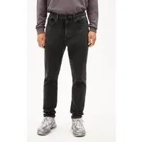 ARMEDANGELS ARMEDANGELS AARJO TARPA Herren Tapered Jeans recycelter Baumwoll Mix Comfort Stretch, Black washed authentic, – Produktbild 1 von 1