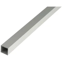 Alberts ALBERTS Vierkantrohr, Alu silber elox., LxBxS 1000 x 50 x 50 x 2 mm – Produktbild 1 von 1