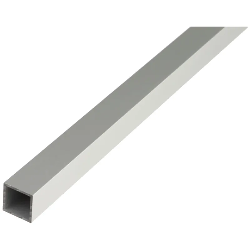 Alberts ALBERTS Vierkantrohr, Alu silber elox., LxBxS 2000 x 25 x 25 x 1,5 mm – Produktbild 1 von 1
