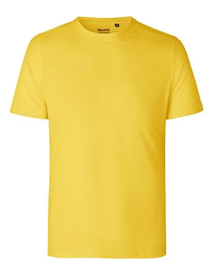 Neutral Neutral® Unisex T-Shirt Sportshirt Laufshirt Bodyfit Körpernah Schnell trocknend von Neutral RPet Recycling Polyester, Yellow, – Produktbild 2 von 3