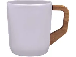 Keramiktasse "Woody" 330 ml, grey – Produktbild 1 von 1