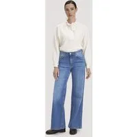 hessnatur hessnatur Jeans ALVA High Rise Wide Leg aus Bio-Denim, Blue, – Produktbild 3 von 7