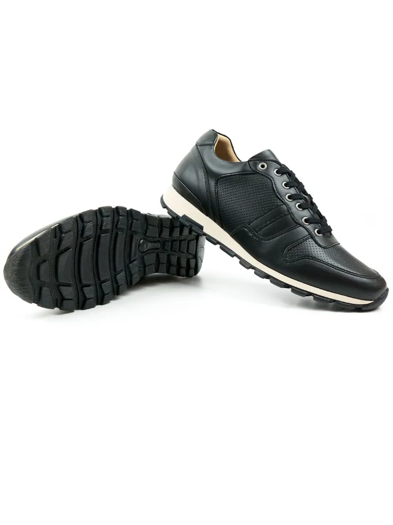 Will's Vegan Store Will's Vegan Store Herren vegan Sneaker Milan Schwarz, Schwarz, – Produktbild 2 von 2