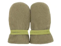 Pure pure by Bauer PURE PURE by Bauer Baby Handschuhe Fäustlinge Bio-Merinowolle Fleece moos Gr. 0 (0-6 Monate) – Produktbild 1 von 1