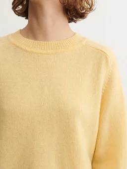 FUB FUB Lambswool Crewneck Pullover, Wheat – Produktbild 1 von 1