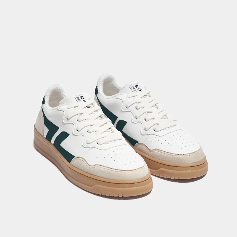 Zèta Zèta Herren vegan Sneaker Bêta B2 Teal, Dunkelgrün, – Produktbild 2 von 2