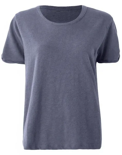Lexi&Bö Lexi&Bö Basic Oversized T-Shirt Damen, Blue granite (grau), – Produktbild 1 von 2