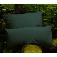 noca noca Aurora, klimapositiver Kissenbezug aus 100% Bio-Baumwolle, Jersey, Waldgrün, – Produktbild 1 von 1