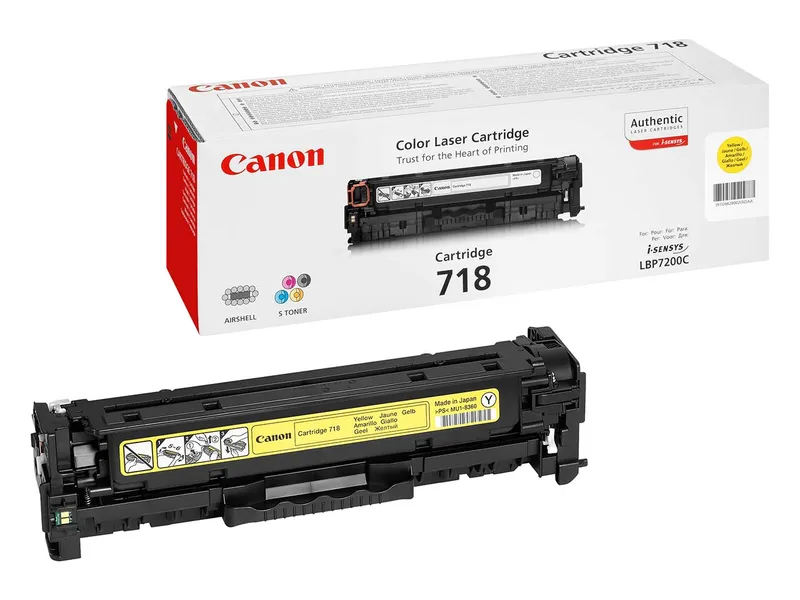 Canon Canon Druckkassette 718 gelb – Produktbild 1 von 2