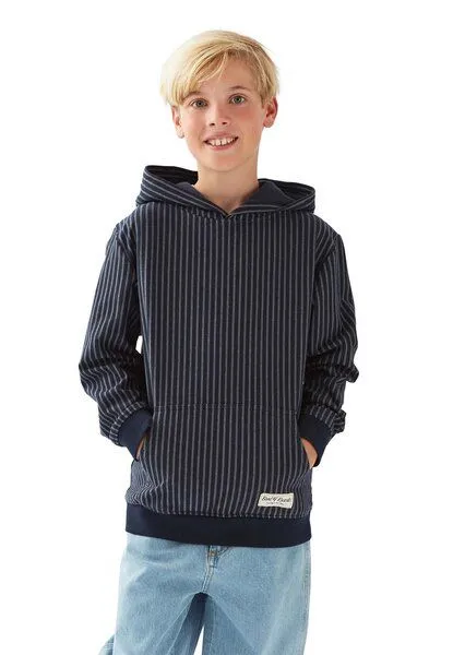 Band of Rascals Band of Rascals Vertical Striped Hooded, Navy, – Produktbild 1 von 4