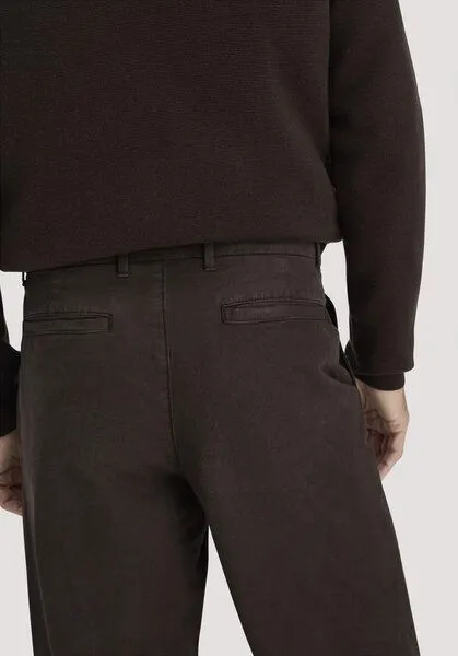 hessnatur hessnatur Chino RONNEL Relaxed aus reiner Bio-Baumwolle, Kakao braun, – Produktbild 3 von 4