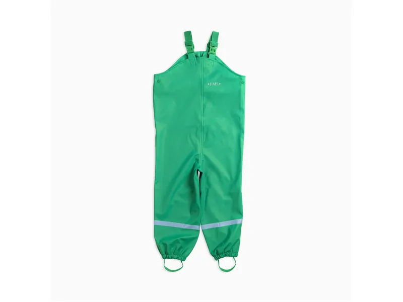 BMS BMS Kinder Buddelhose Regenhose mit Latz Räuberwald SoftSkin grün Gr.98, Grün, – Produktbild 1 von 1