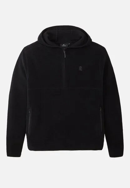 recolution Herren Fleece Hoodie aus Bio-Baumwolle - CAIMITO - recolution, Black (schwarz), – Produktbild 2 von 4