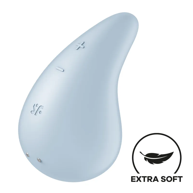 Satisfyer Satisfyer Dew Drop, 8 cm, Hellblau, – Produktbild 1 von 1