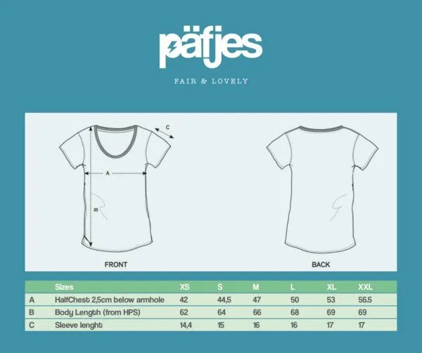 päfjes päfjes Pinguin mit Schirm / Brusttasche - Fair Wear Bio Frauen T-Shirt - Blau – Produktbild 1 von 2