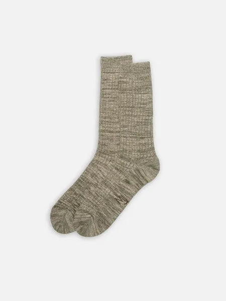 Nudie Jeans Nudie Jeans Socken Rasmusson Rib Sock Men, Grün (green/beige), – Produktbild 1 von 1