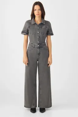 DAWN Dawn Damen vegan Overall Twitter Ss Dunkelgrau – Produktbild 1 von 1