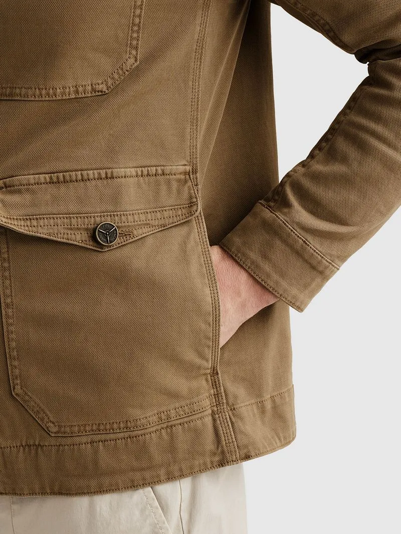 PME Legend PME Legend Denim Worker Jacket Kaki - Größe XL, Grün, – Produktbild 4 von 5