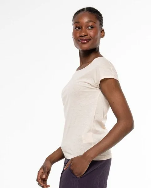 Alma & Lovis Alma & Lovis T-Shirt aus Bio-Baumwolle | Short Pure, Blush (rose-natur), – Produktbild 3 von 4
