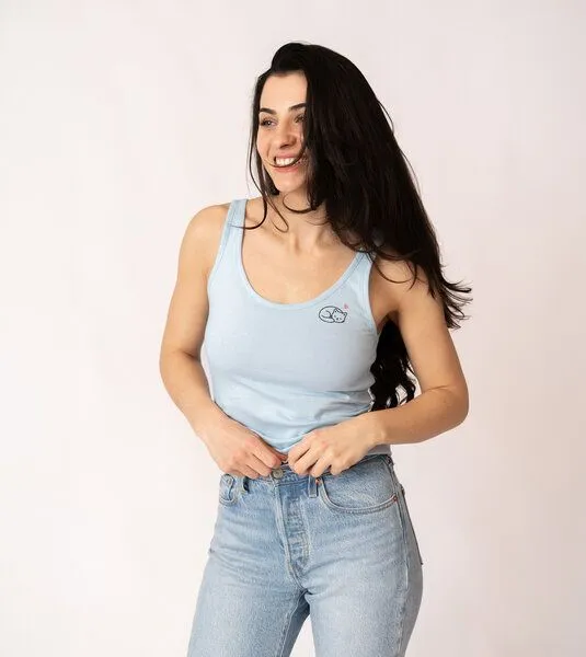 Gary Mash GARY MASH Top Dana Kätzchen aus Biobaumwolle, Blau, – Produktbild 2 von 4