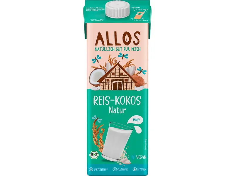Allos Allos Reis-Kokos-Drink – Produktbild 1 von 2