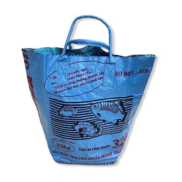 Beadbags Beadbags Kleine Universaltasche / Wäschesack aus recycelten Reissack Ri9.2, Dunkelblau, – Produktbild 1 von 2