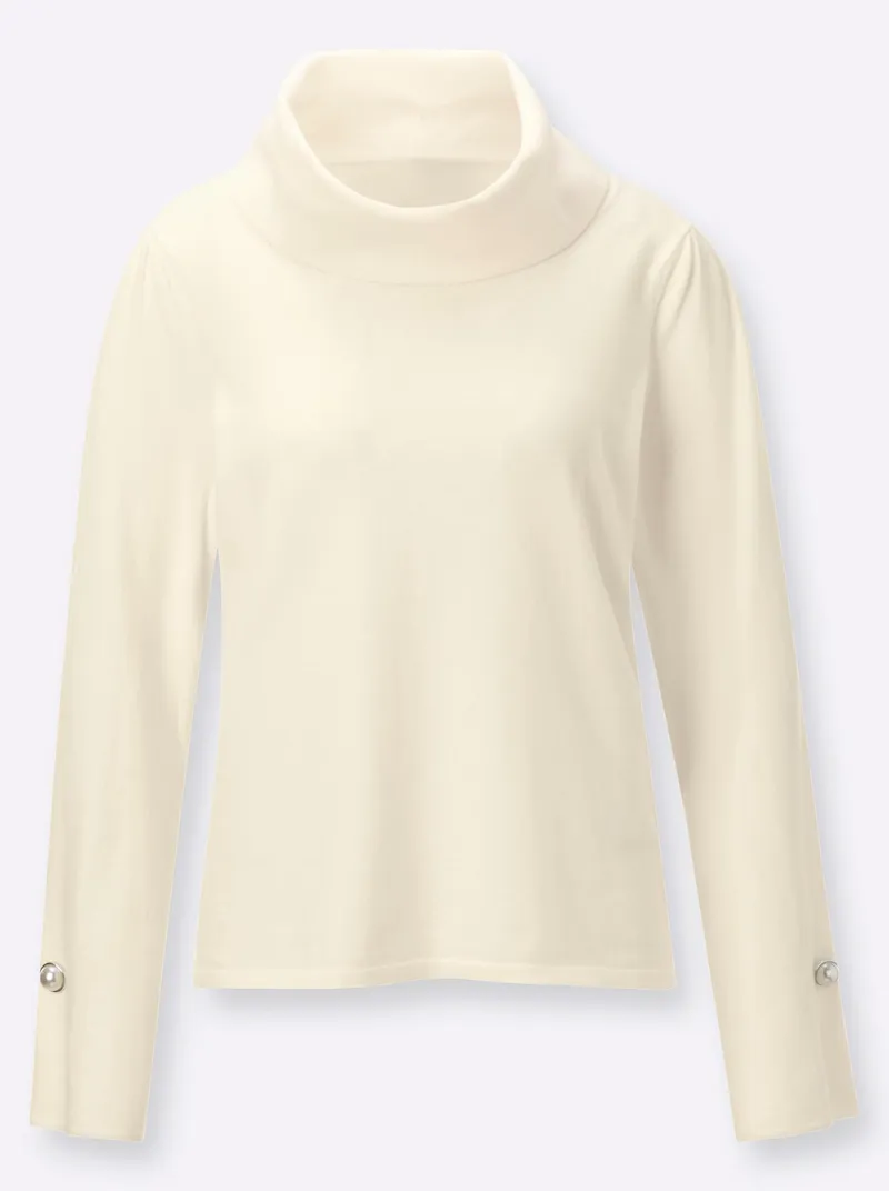 Witt Langarm-Pullover champagner, Champagner, – Produktbild 2 von 2