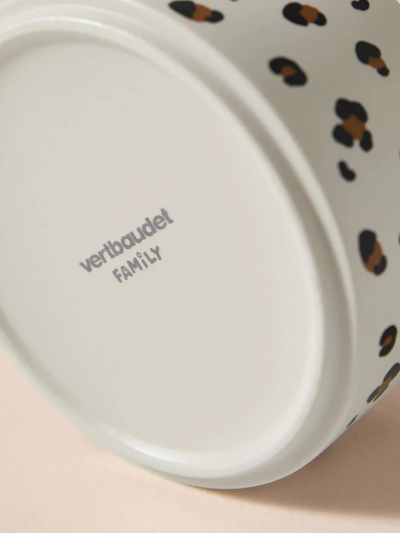 Vertbaudet Hundenapf aus Keramik, Weiß bedruckt, – Produktbild 3 von 4