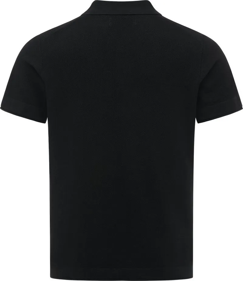 ragwear ragwear T-Shirt Lorien (1-tlg) Kurzärmliches Shirt mit Hemdkragen, Schwarz, – Produktbild 3 von 4
