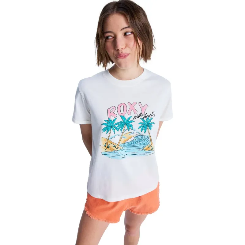 Roxy T-Shirt Roxy Ocean Regular Poster, Blanc, – Produktbild 1 von 1