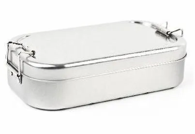 Cameleon Pack Cameleon Pack Lunchbox "Classic" * Mit Trennsteg aus Bambus * Metall Brotdose – Produktbild 3 von 4