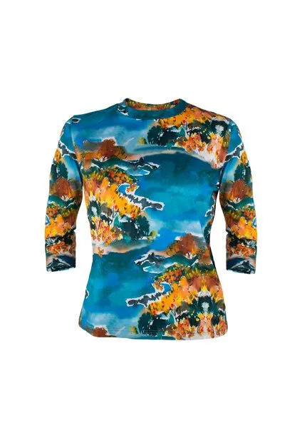 Sophia Schneider-Esleben Sophia Schneider-Esleben Top Paula, Mimosa (gelb)(blau), – Produktbild 2 von 2