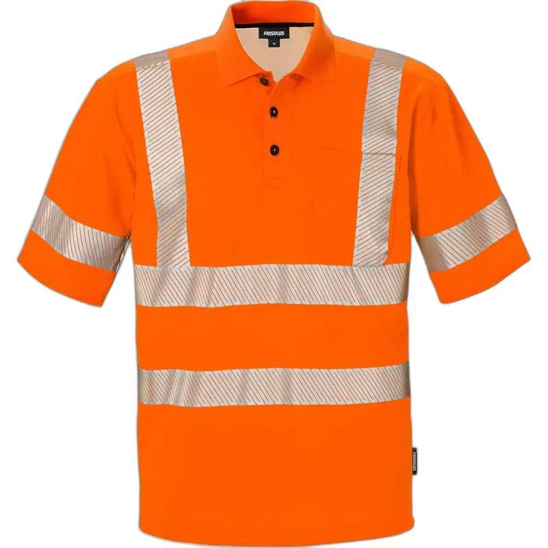Fristads Sichtbares Polo Fristads Classe 2 7406 PHV, Orange, – Produktbild 1 von 1