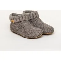 Gottstein Gottstein Hüttenschuh Knit Boot aus 100% Schurwolle - Filz-Hausschuh made in Tirol, Braun, – Produktbild 1 von 2