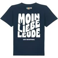 watabout kids watabout.kids T-Shirt Kinder Moin liebe Leude, French navy, – Produktbild 1 von 1