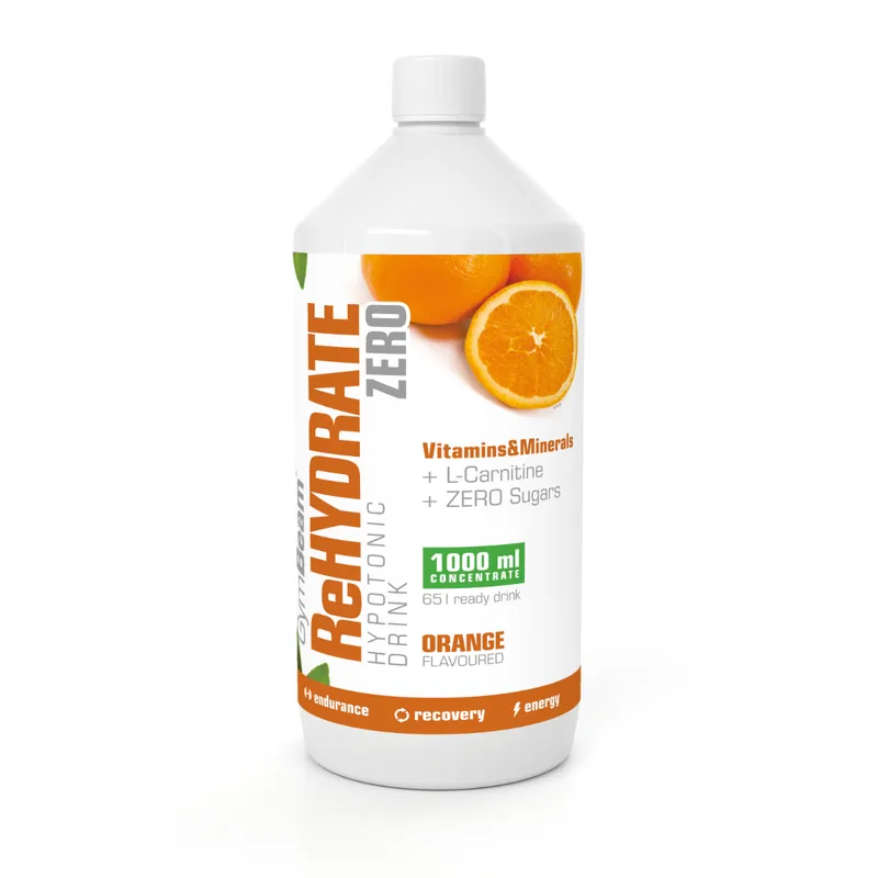 GymBeam Food GymBeam Ionischer Drink ReHydrate ZERO 1000 ml Orange – Produktbild 1 von 1