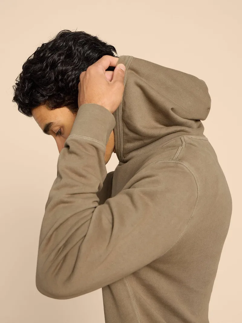 White Stuff Gemütlicher Hoodie - S, Khakigrün, – Produktbild 2 von 4