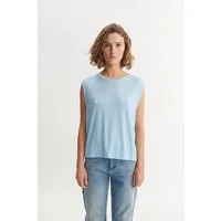 Basic Apparel Basic Apparel Top Jolanda aus Tencel (Lyocell), Blau (dutch canal), – Produktbild 1 von 1