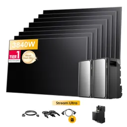 EcoFlow 2x EcoFlow Stream Ultra, All-in-One Speicher für Balkonkraftwerke, mit 8 x 480Wp Sunpro BC Bifazial Full Black Solarmodul, by Powerness - 2x Stream Ultra | 3840Wh / 1 x Smart Meter / Selbstabholung – Produktbild 1 von 1
