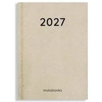 matabooks matabooks® Kalender 2027 A6 Basic aus Graspapier – Jahresplaner Samaya – Farbe: Nature S – Produktbild 1 von 1