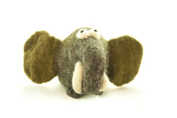 short'n'pietz short'n'pietz Elefant als Filz Eierwärmer, Braun, – Produktbild 1 von 2