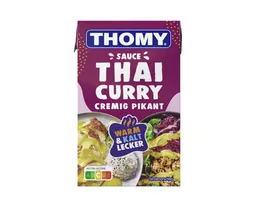 Thomy Thomy Gewürz, Thomy Les Sauces Thai Curry Style cremig-pikant Packung 250ml – Produktbild 1 von 1
