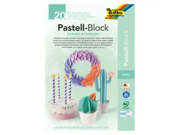 folia folia Tonpapier und Fotokarton, pastell sortierte Farben, 20 Blatt – Produktbild 1 von 1