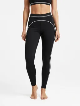 Yoga Hero Yoga Leggings Damen – Contrast Heartline Schwarz – Nachhaltige Sportleggings – Yoga Hero – Produktbild 1 von 1