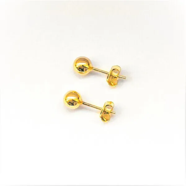 MOANINA MOANINA Ohrringe Chloe - 585 Massivgold, Gold, – Produktbild 2 von 4
