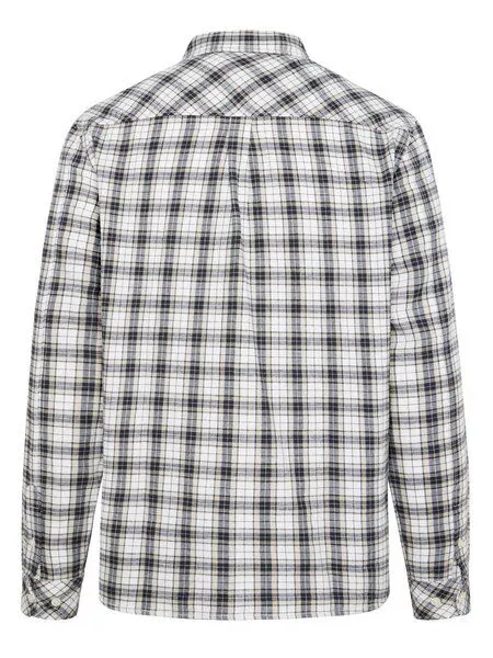 KnowledgeCotton Apparel KnowledgeCotton Apparel Herren Shirt- CHECKED FLANNEL SHIRT - GOTS, Blue check, – Produktbild 3 von 3