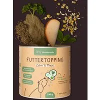 Hunderunde Hunderunde Futtertopping - Zahn & Maul - Frischer Atem, Natürliche Zahnpflege, Gesunde Kräuter, vegan 250g – Produktbild 1 von 1