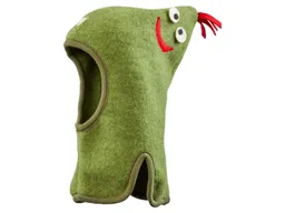 Pickapooh Pickapooh Baby und Kinder Schlupfmütze mit Zipfel Bio-Schurwolle moos Gr. 52 – Produktbild 1 von 1