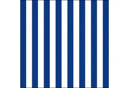 Ambiente Luxury Paper Products Papierserviette, Servietten Papier 33x33cm 3-lagig mit blau weißen Streifen 20 Stk. – Produktbild 1 von 1