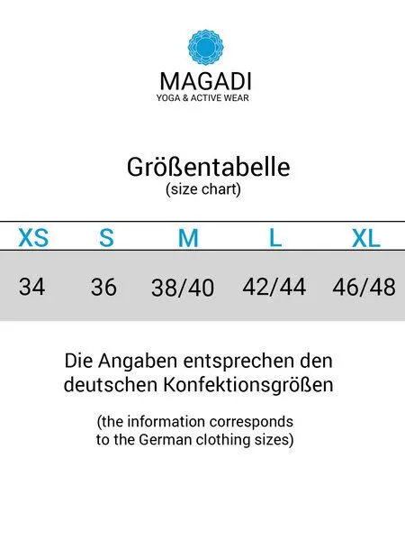 Magadi Magadi Yoga- und Wohlfühlhose FLORENCE aus weichem Naturmaterial, Rot (dark red), – Produktbild 4 von 4